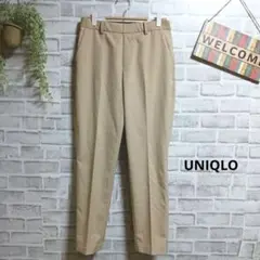 ユニクロ スマートアンクルパンツ 美品 ウエストゴム ストレッチ センタープレス