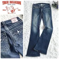 美品✨トゥルーレリジョン　USA製　JOEY BIG T デニム フレア