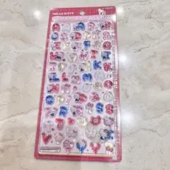 正規品！最安値！ボンボンドロップシール　文字　ハローキティ　赤