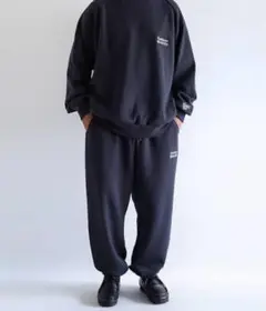 ネイビー ジョガーパンツ ウエストゴム