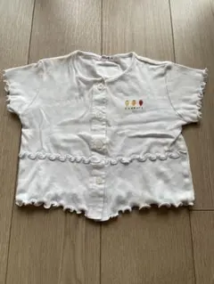 ファミリア　半袖カーディガン　90