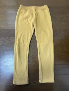 120 マスタード 裏起毛シャギーストレッチパンツ