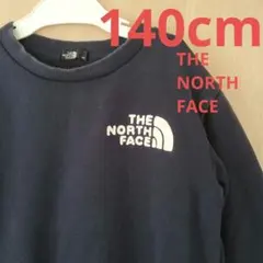 140cm THENORTHFACE/ザ ノース フェイス 子供トレーナー 紺色
