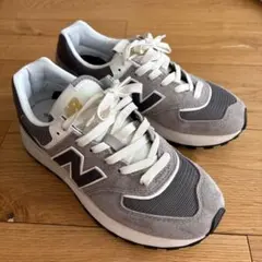 New Balance スニーカー グレー/ホワイト