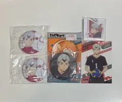 ハイキュー 北信介 缶バッジ グリッターカンバッジ アクリルキーチェーン