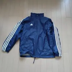 adidas ネイビーウォームジャケット 3本ライン