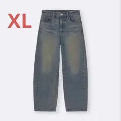 GU バレルレッグジーンズ