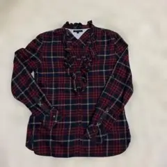 TOMMY HILFIGER チェック柄シャツ　8サイズ　綿100%