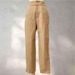 【アンカーウーマン】Mサイズ/チノパン/キャメル/ストレート/コンサバ