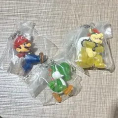 スーパーマリオ　めじるしアクセサリー2 マリオ　クッパ　ヨッシー