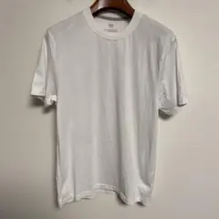 GIORDANO Tシャツ スリムフィット ホワイト Mサイズのサムネイル