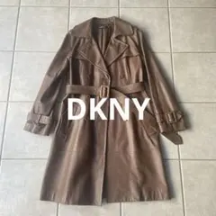 DKNY ブラウン 羊革　ラムレザー　ロングコート 2026年最新】dkny 羊革 コートの人気アイテム - メルカリ