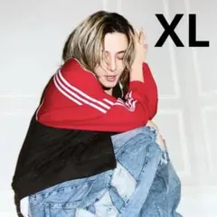 アディダス 藤井風さん着用 ルーズ メッシュ トラックトップ 国内正規品 XL