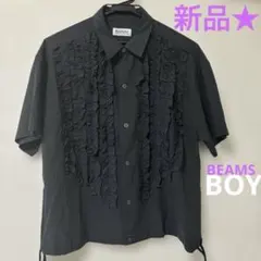 EMMA GRAND スワン襟 刺繍 ブラウス 黒 シャツ 動物 アニマル - メルカリ