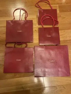 Cartier ショップ袋 5枚セットカルティエのサムネイル