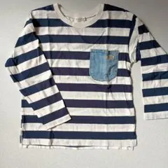 branshes ストライプ 長袖カットソー