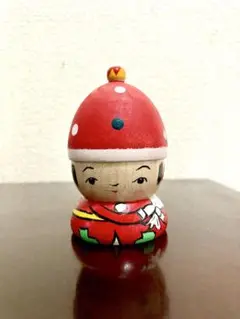 山形系工人　志田菊宏　Xmasサンタこけし