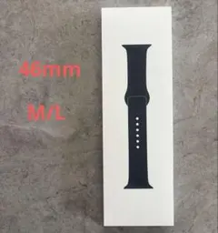 Apple Watch バンド 46mm ブラック ミッドナイト スポーツバンド