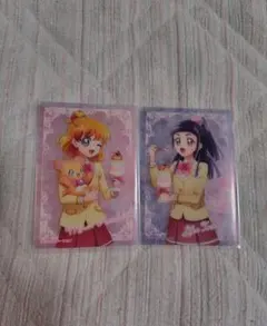 朝日奈みらい　十六夜リコ　オーロラアートコレクション　魔法つかいプリキュア