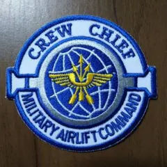 【米空軍 MAC軍事航空輸送司令部】ミリタリーパッチ 日本製 刺繍 在庫整理価格