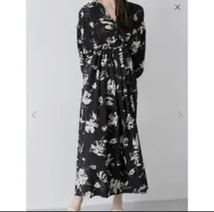 ＊ワンピース＊花柄＊カシュクール＊M＊