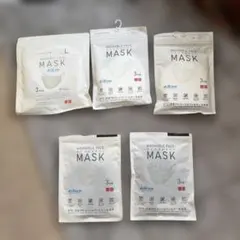 AIRism 洗えるマスク Lサイズ 3枚入り