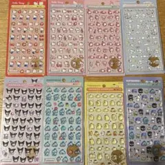 サンリオ ミニ ボンボンドロップシール コンプリート 8枚セット