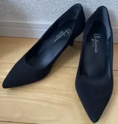 【美品】アルテミス ダイアナ ポインテッドトゥ スエード パンプス 23.5cm