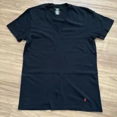 Polo Ralph Lauren 黒 Vネック Tシャツ