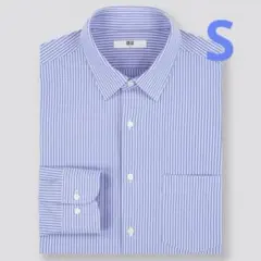 ファインクロスコンフォートストライプシャツ　Sサイズ