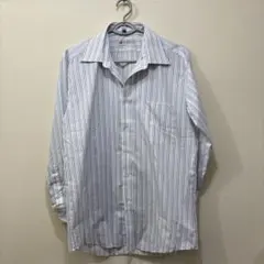 SHIRT MAKER CHOYA ストライプ長袖シャツ
