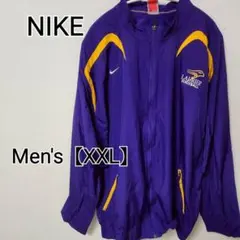 z294 【NIKE TEAM】 ナイロンジャケット（メンズXXL） パープル