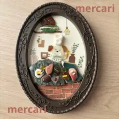 シーグラスアート　犬のパン屋さん♡♡♡