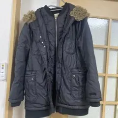 DIESEL ブラック モッズコート XS