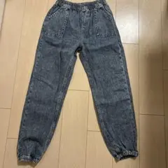 デニムパンツ 160サイズ ウエストゴム