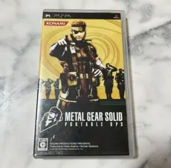PSPソフト　METAL GEAR SOLID PORTABLE OPS PSP