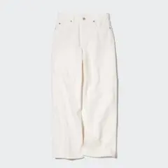 UNIQLO バギージーンズ　2023年春モデル　オフホワイト　26インチのサムネイル