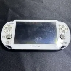 PS Vita ホワイト 本体　カセットケース付き