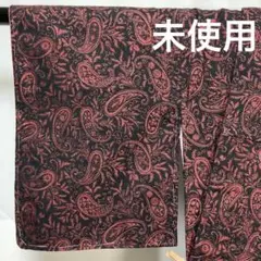 ※C577素材不明　袷　小紋　アンティークマジョリカ　ペイズリー柄　未使用　着物