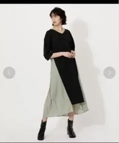 AZUL by moussy Mサイズ 半袖ロングワンピースのサムネイル