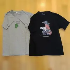Tシャツ2着セット（ノーブランド、UNIQLO）のサムネイル