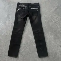 LOLITA JEANS スタッズ ブラック スキニーデニム Y2K パンク L