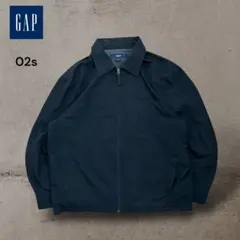 【オールドギャップ】02sナイロンドリズラージャケットスウィングトップブラック黒