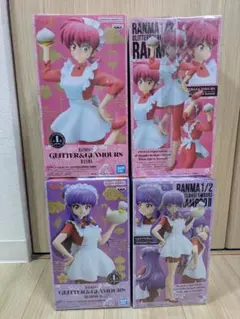 【新品】らんま1/2GLITTER&GLAMOURSらんまとシャンプー４体セット