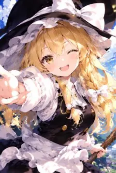東方project 2Lサイズ AI 美女 可愛い 霧雨魔理沙