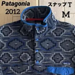 ★パタゴニア シンチラスナップT★フリース プルオーバー★総柄★ネイティブ★M