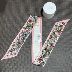 Christian Dior ミッツァ ミルフィオリ 花柄シルクスカーフ