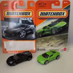マッチボックス　コルベット Ｃ８　ミニカー ２台セットのサムネイル