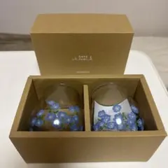 東洋佐々木ガラス ペアタンブラー ネモフィラ柄 2個セット