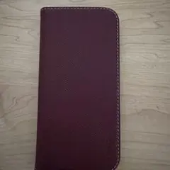 VISOUL IPhone17PROMAX 手帳型 ワインレッド ライトブルー